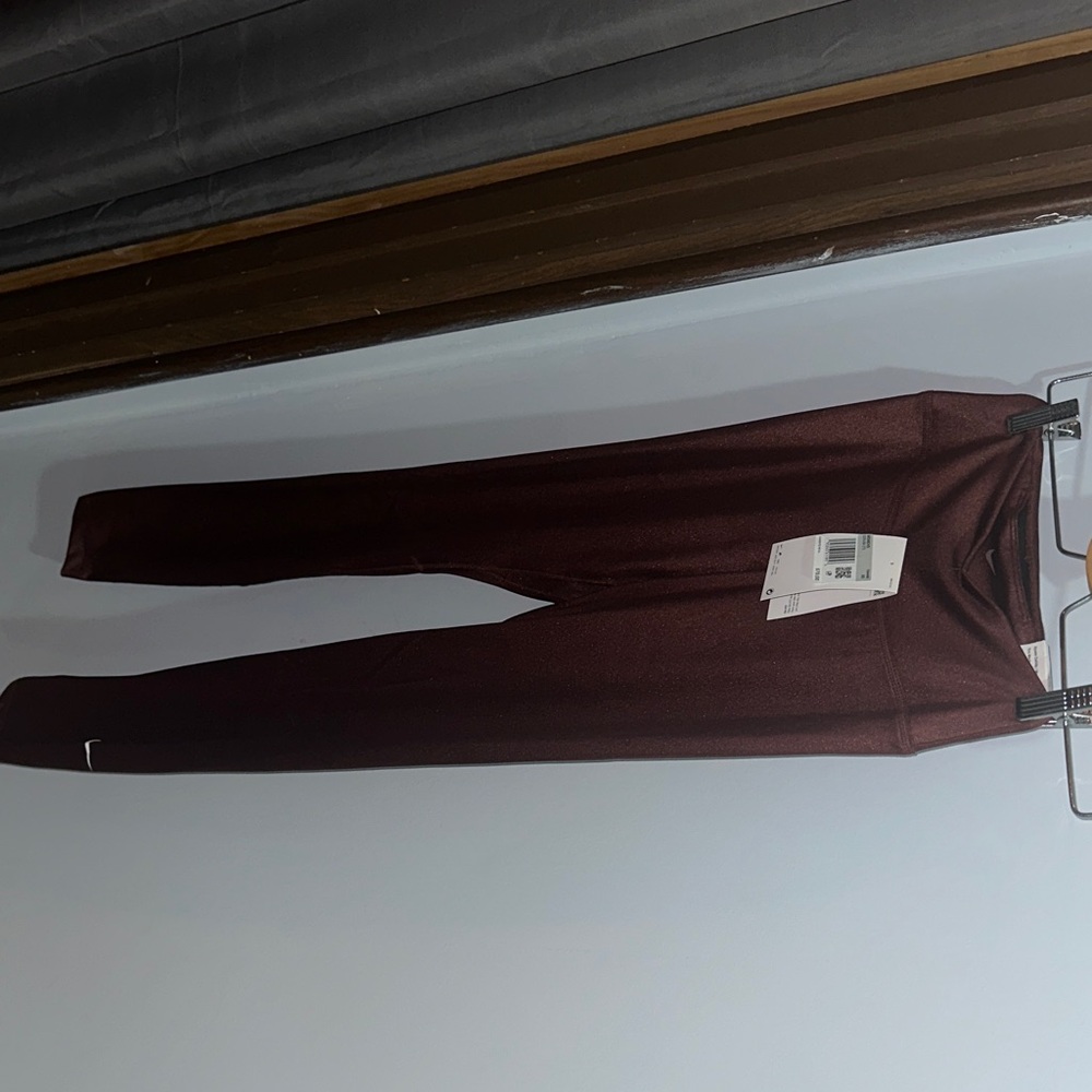 Nike Burgundy Leggings